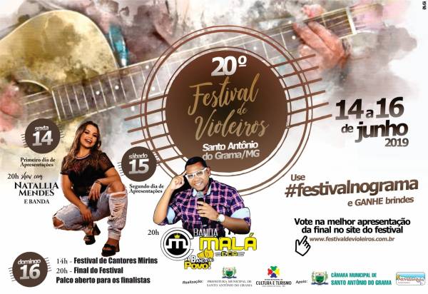 20&ordm; Festival de Violeiros de Santo Ant&ocirc;nio do Grama